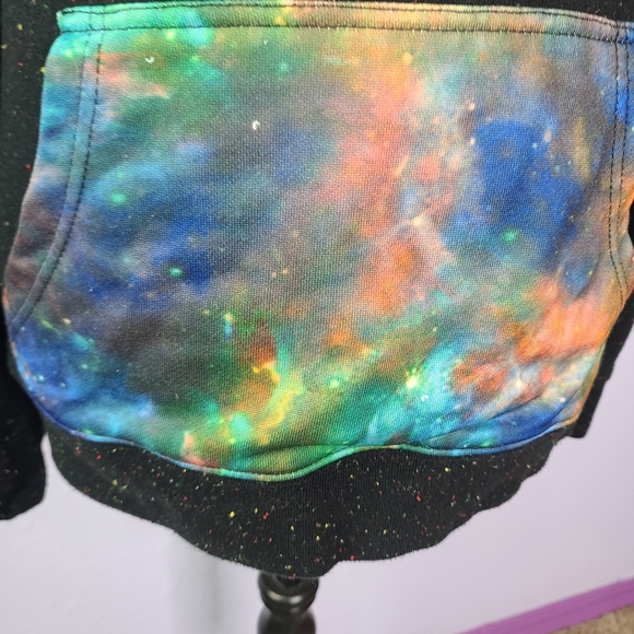 ON THE BYAS Pocket Galaxy Cosmic Colorful Crew Neck - Picture 6 of 13